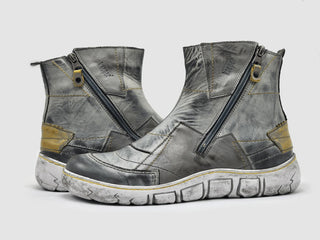 Kcr Group - Women's Original Wool-lined Zip-up Leather Boots