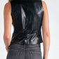 Elan - Faux Leather Vest