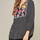 Andree By Unit - Polka Dot Floral Embroidered Top