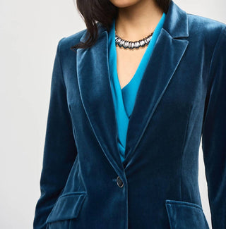 Joseph Ribkoff - Long Sleeve Velvet Blazer