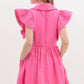 Entro - Embrace Today Flutter Sleeve Dress