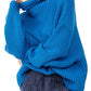Free People Swim Too Deep Turtleneck Sweater in Mykonos Blue, Size X-Small