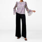 French Connection - Alezzia Ely Jacquard Mix Top