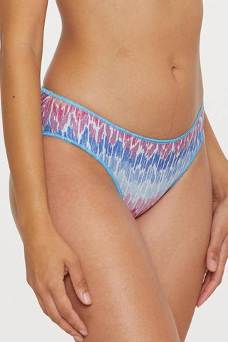 Becca - Joshua Tree Halter Top And Shirred American Bikini Bottom Set