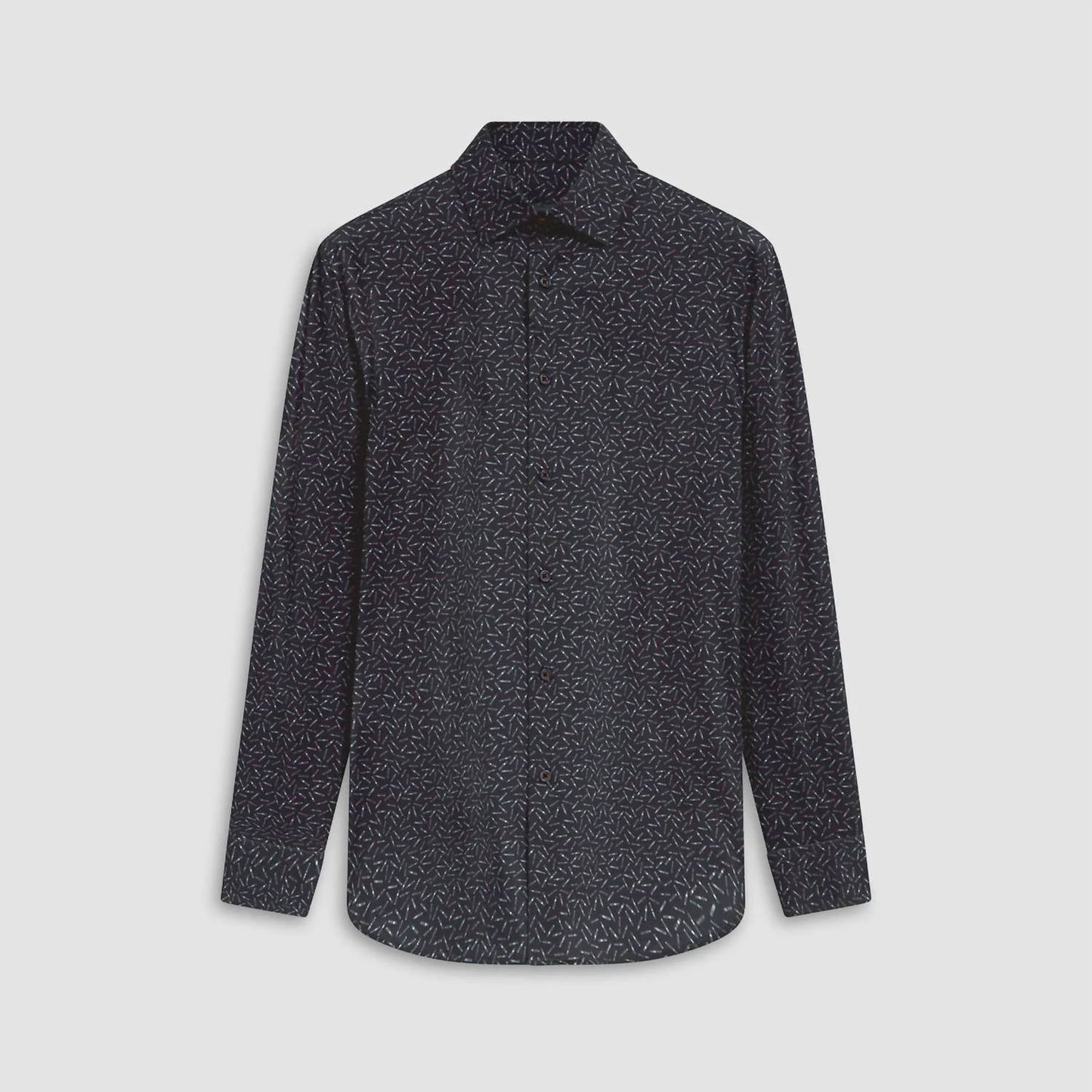 Bugatchi Uomo - James Cigar Print Ooohcotton Shirt