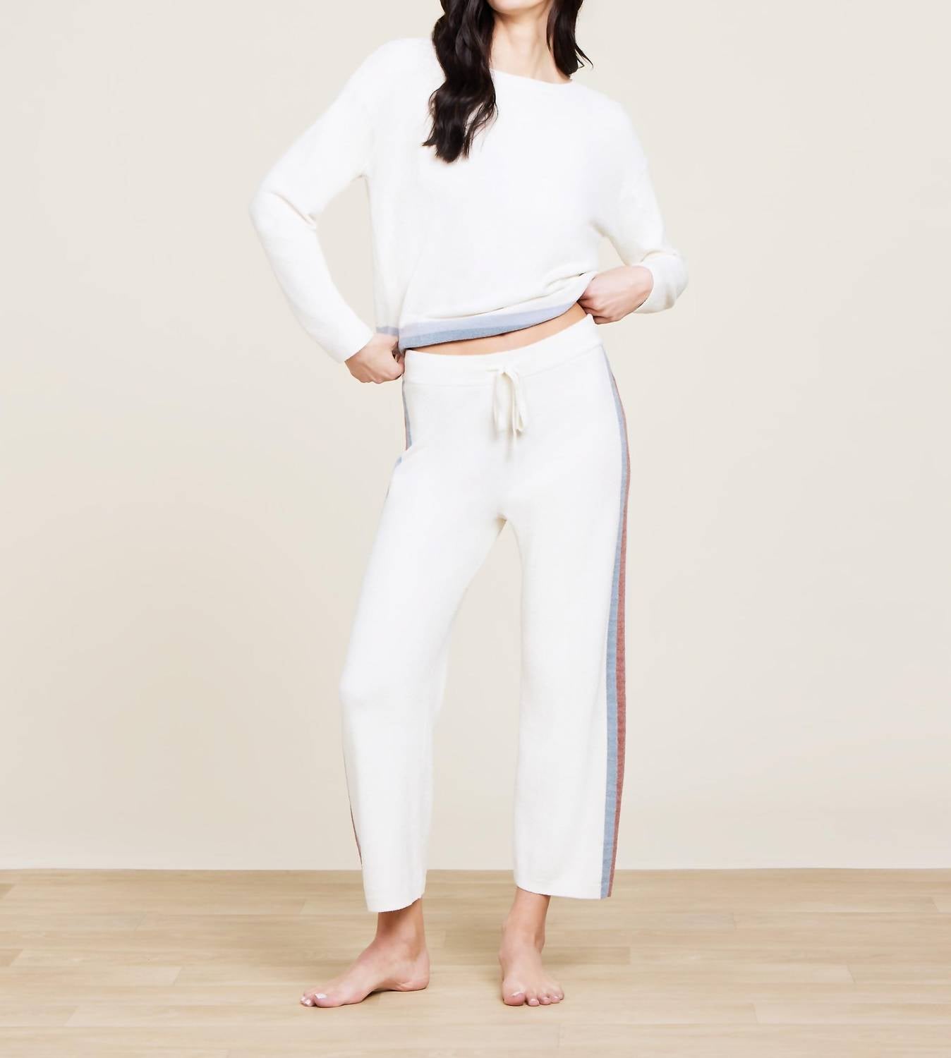 Barefoot Dreams - Cozychic Ultra Lite Stripe Wide Leg Pant