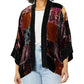Johnny Was - PATCHWORK VELVET CROPPED KIMONO