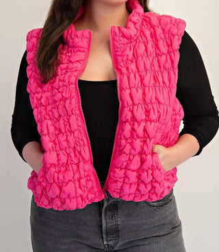 The Curve La - Plus Size Quilted Puffer Vest