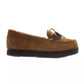 Isotoner - Women's Genuine Suede Moccasin Slippers