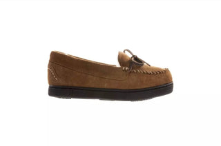 Isotoner - Women's Genuine Suede Moccasin Slippers