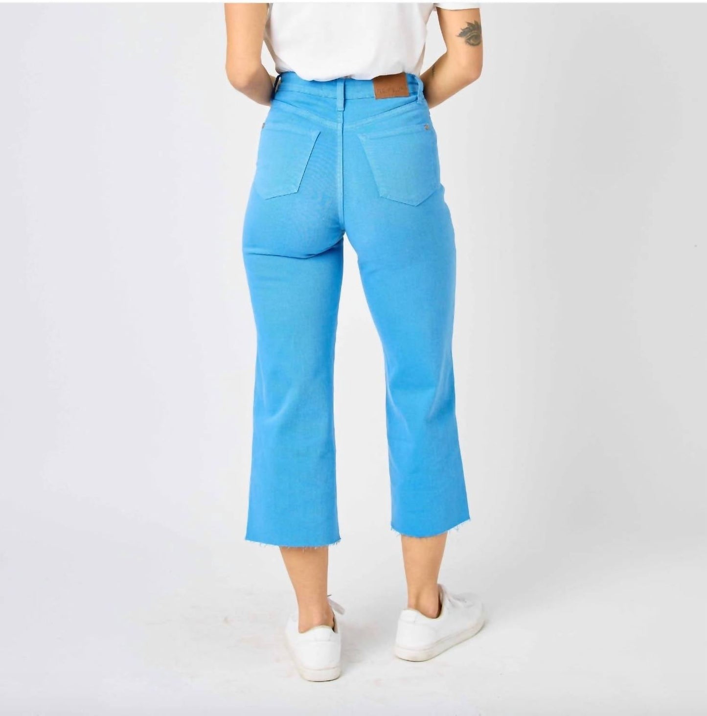 judy-blue-dyed-tummy-control-wide-leg-crop-jeans
