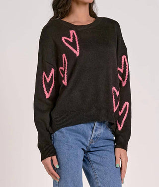Elan - Heart Sweater