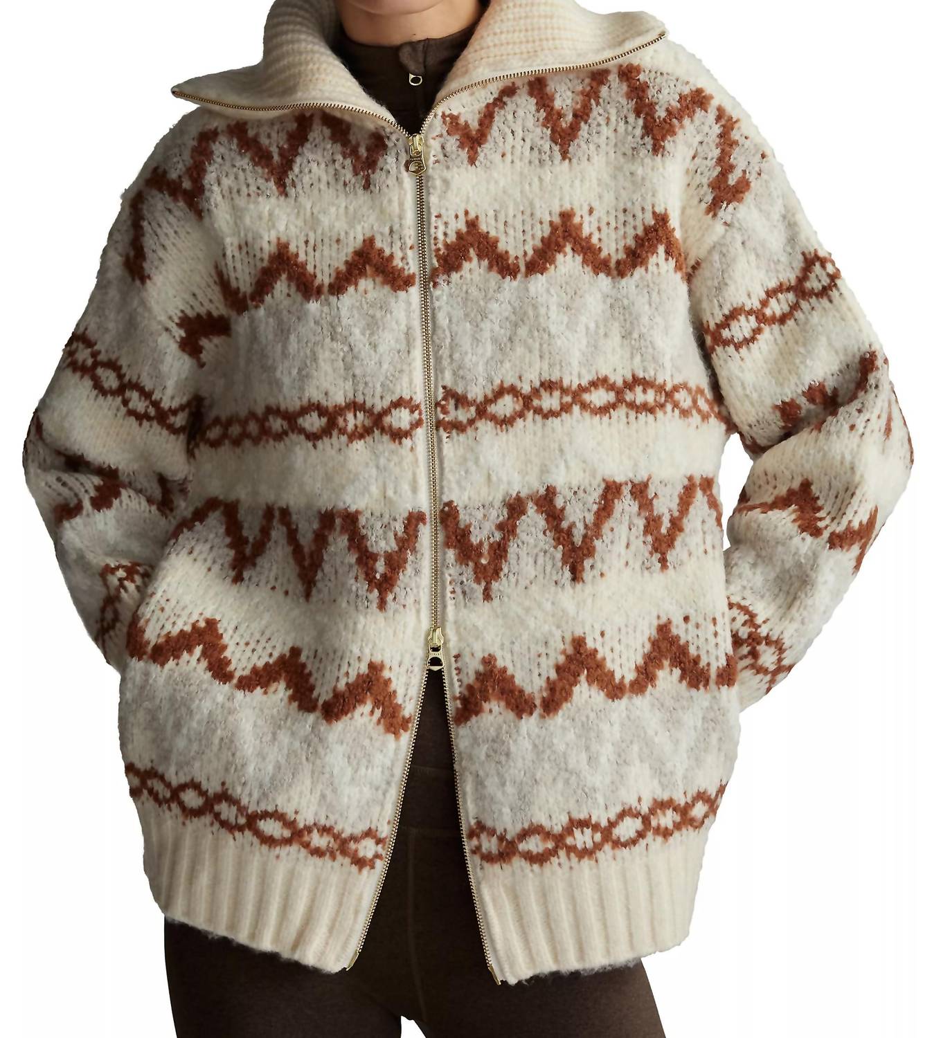 Varley - Brooke Fairisle Knit Jacket