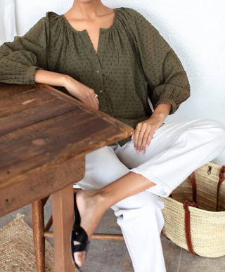 Emerson Fry - Frances Button Front Blouse