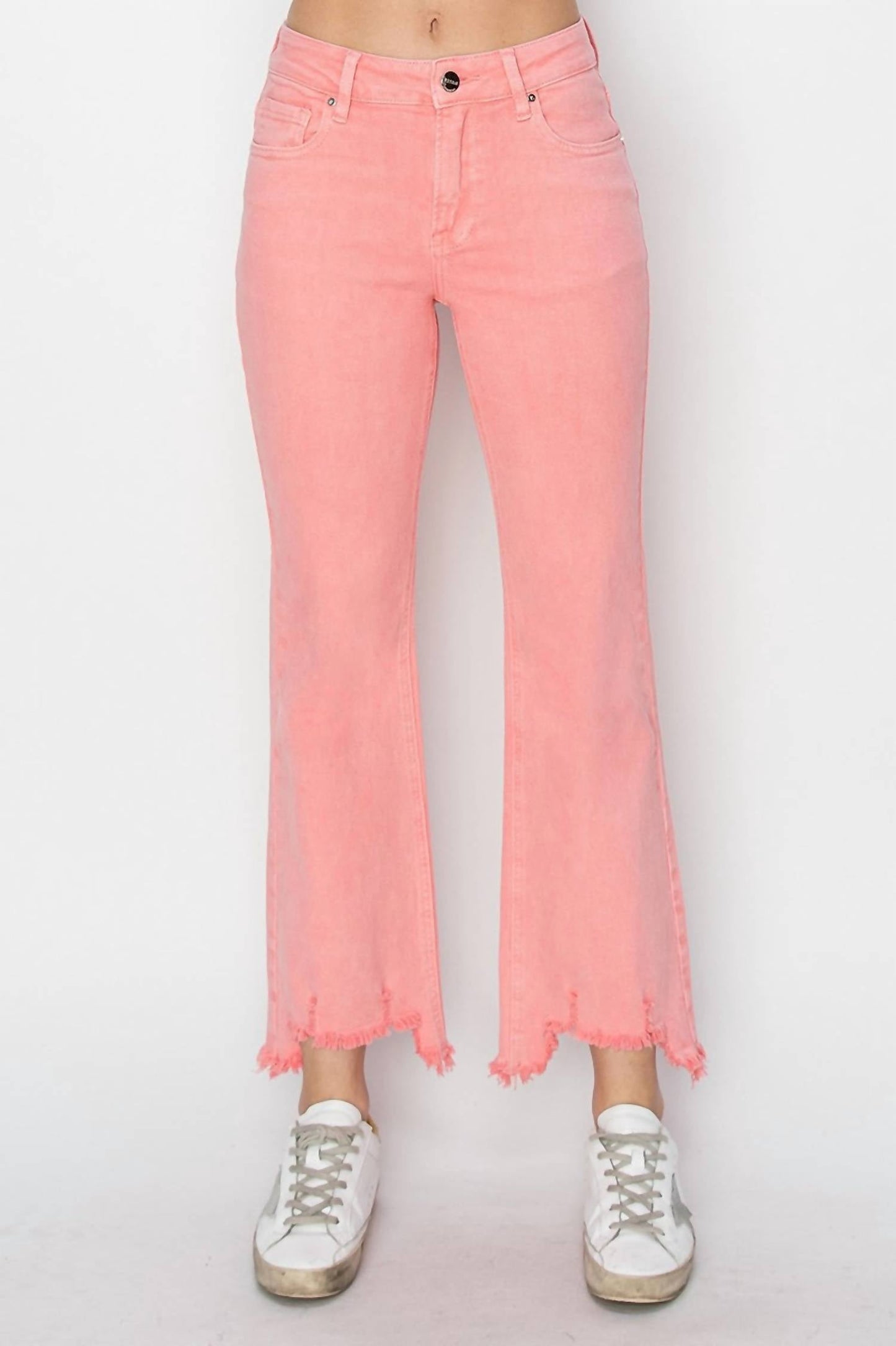 Risen - Mid Rise Straight Hem Pants