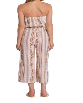 Elan - Caro Tie Waist Jumpsuit