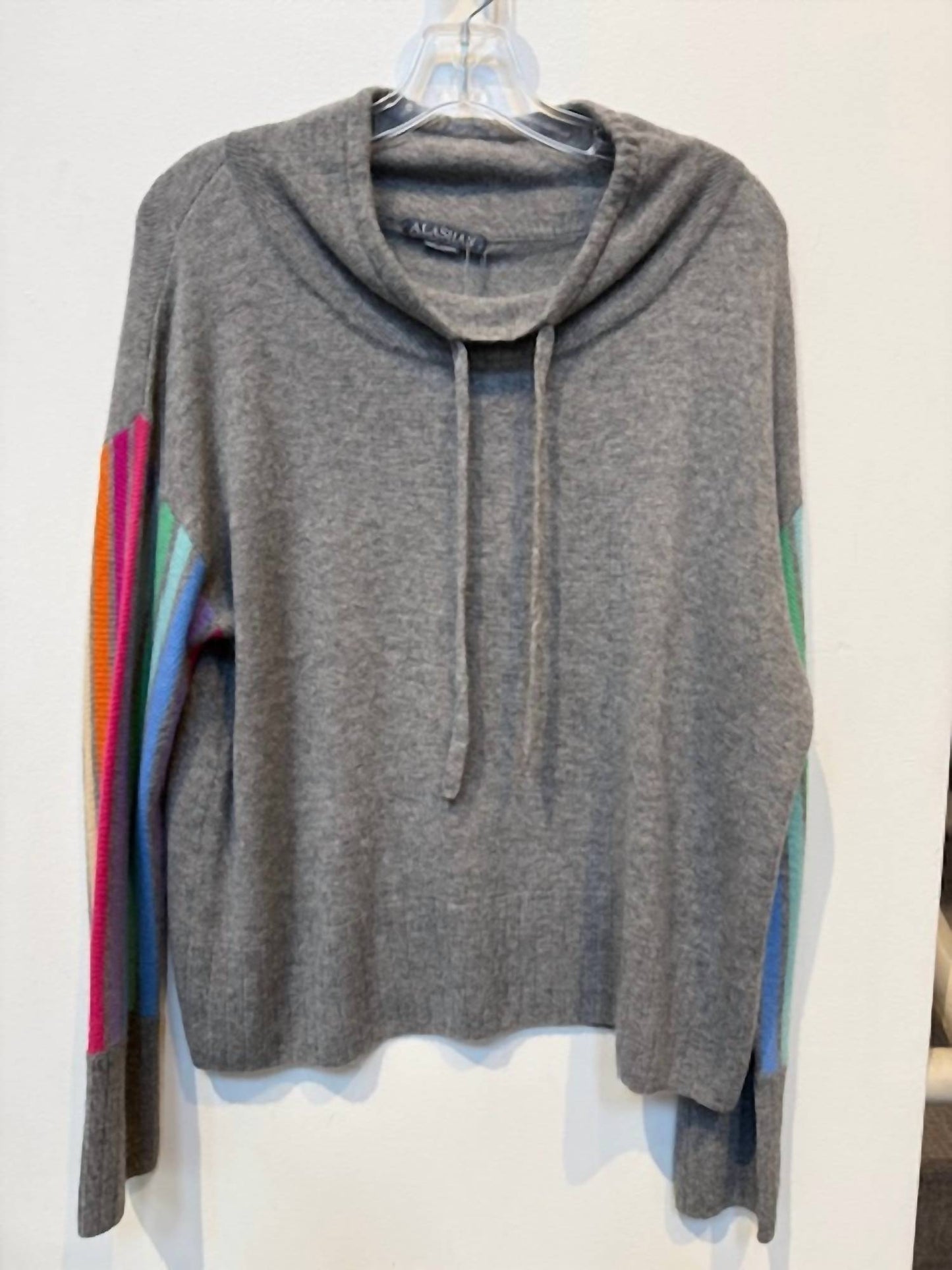 Alashan Cashmere - Women's Vivid Rainbow Cowl Neck Top