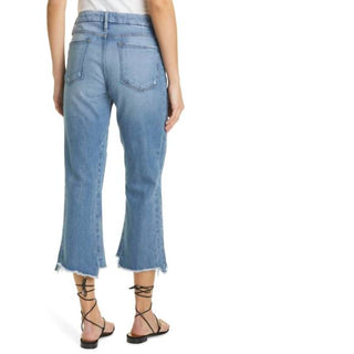 Frame - LE CROP MINI BOOT JAGGED EDGE JEANS