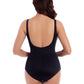 Miraclesuit - Surplice Underwire DD-Cup One Piece Swimsuit