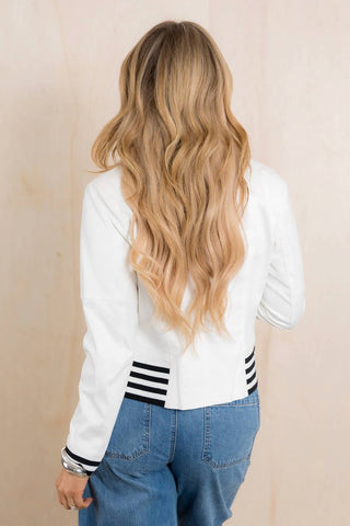 Insight - Vegan Leather Long Sleeve Jacket