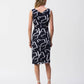 Joseph Ribkoff - Geometric V-neck Sheath Dress