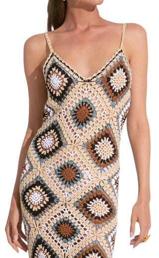 Elan - Crochet Midi Tank Dress