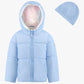 London Fog - Baby Girls Zip-front Hooded Loose Fit Puffer Jacket