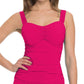 Profile By Gottex - E-cup Shirred Tankini Top