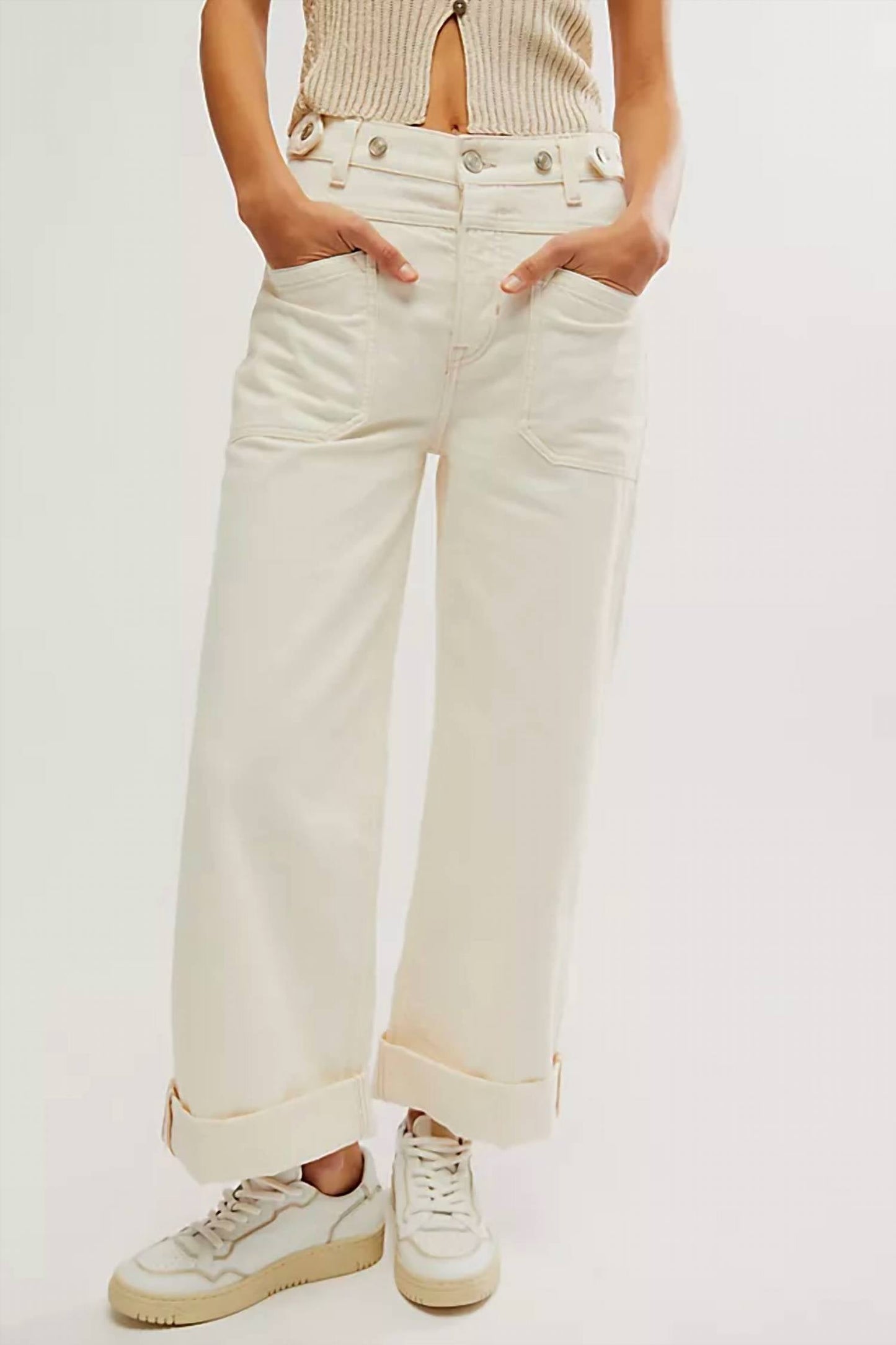 Free People - We The Free Palmer Cuffed Jeans