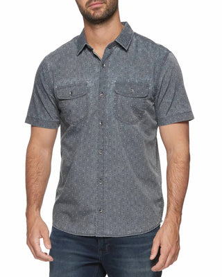 Flags & Anthem - Gardendale Short Sleeve Vintage Soft Dot Print Shirt