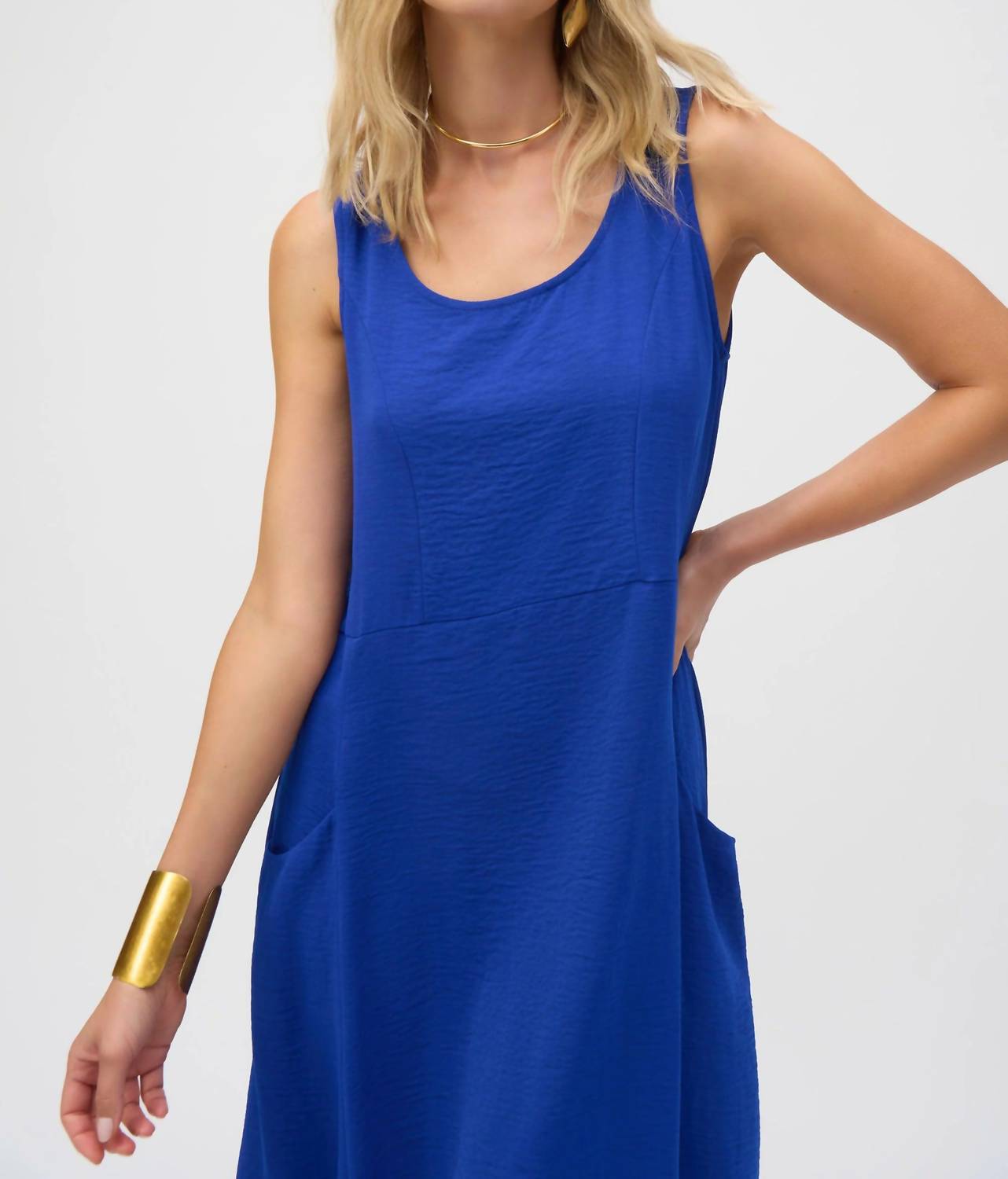 Joseph Ribkoff - Sleeveless Midi A-line Dress