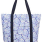 Hana - Women's Shell Pattern Tropical Print Vacation Travel Tote Bag