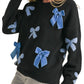 &Merci - Velvet Bow Knit Sweater