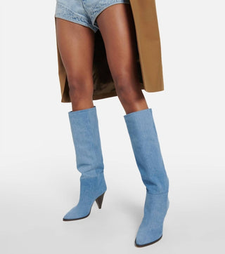 Isabel Marant - Pre-loved Women Ririo 80mm Denim Boots