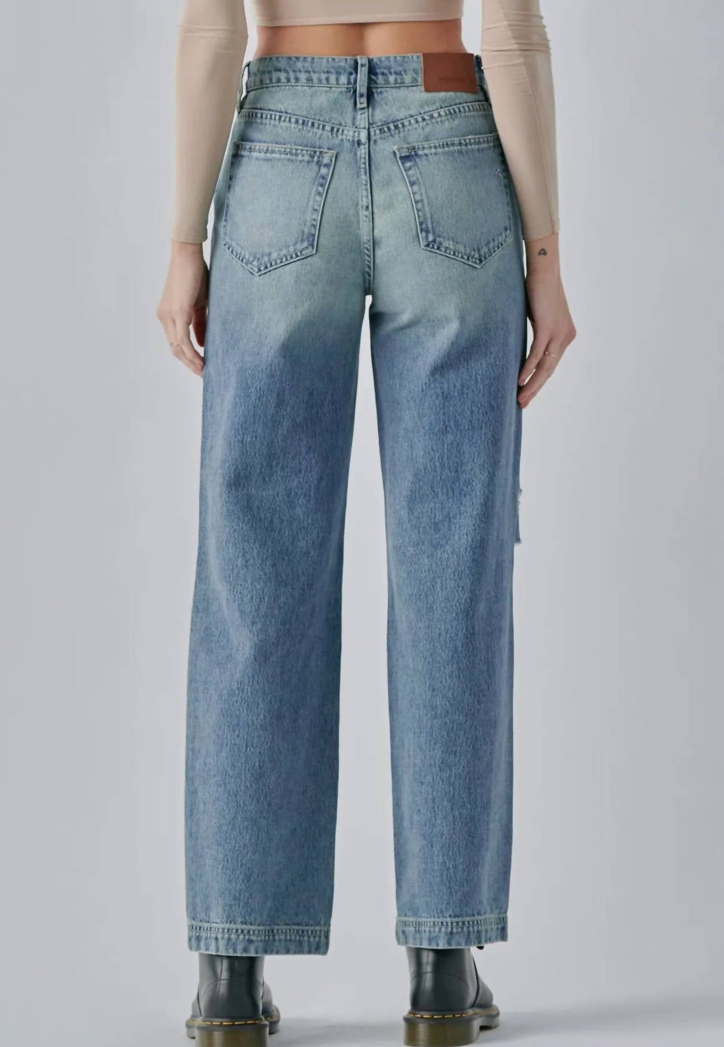 Hidden - Logan High Rise Dad Jean