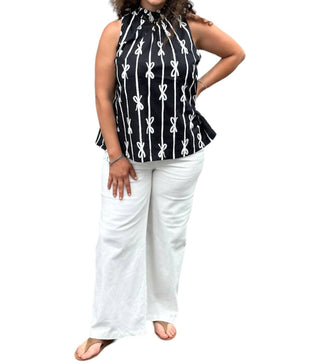 Entro - Twill Wide Leg Pants