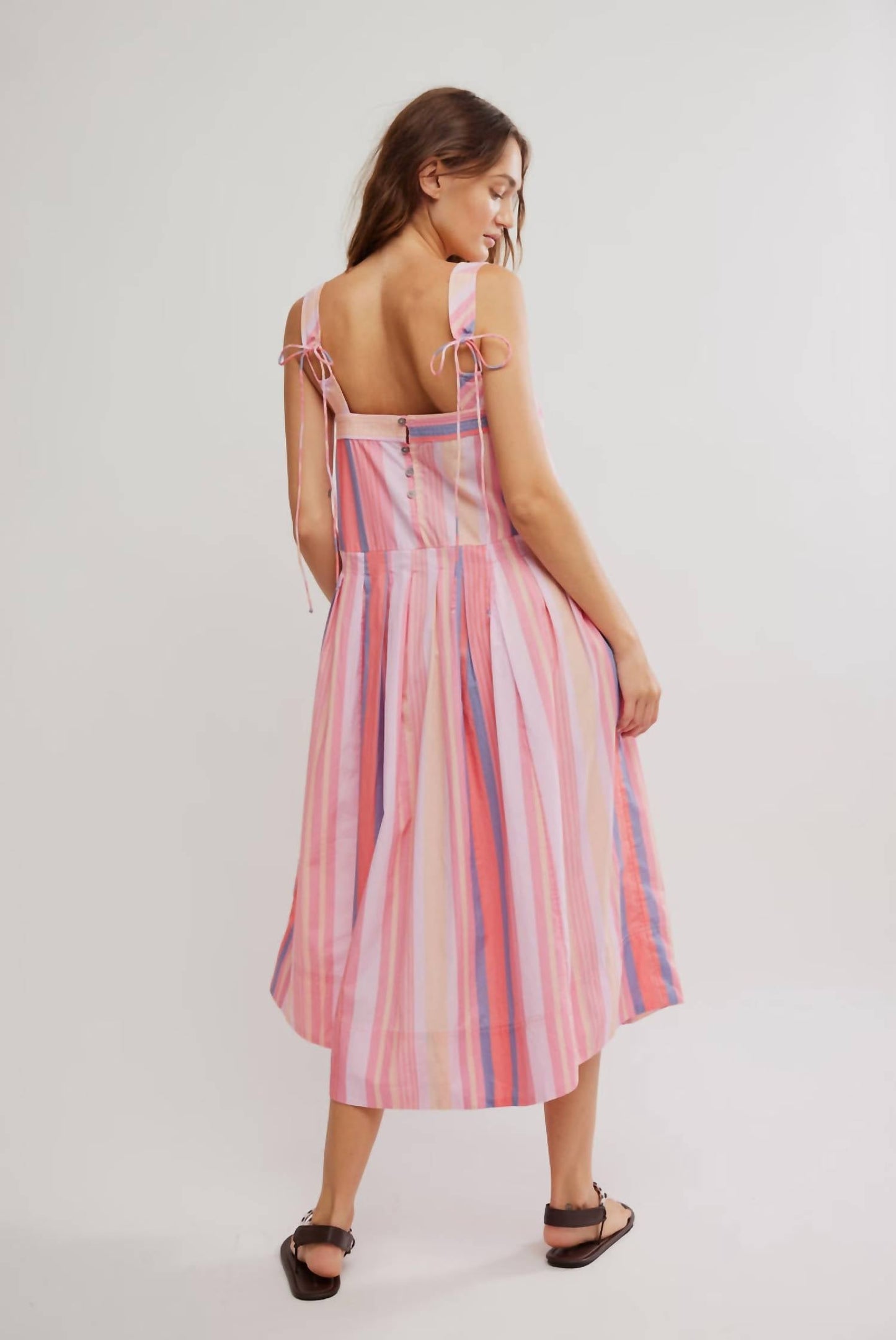 Free People - Women's Primavera Striped Midi Dress