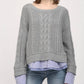 Fate - Riley Long Sleeve Sweater