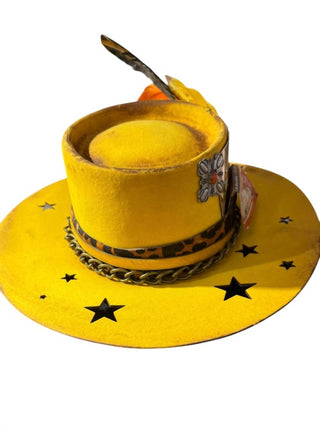 Art By Amy Labbe - Women's Cut Out Fedora Hat