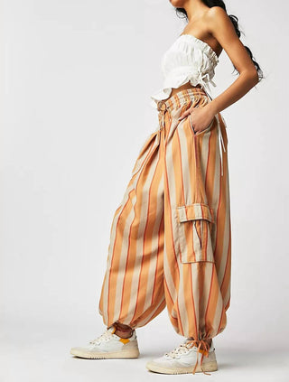 Free People - Palash Yarn-dyed Cargo Pants