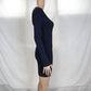 A.L.C. - Women's Stretch Ribbed Long Sleeve Mini Dress