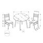 3 Pieces Dining Table Set, Small, Drop Leaf, Contemporary & Modern