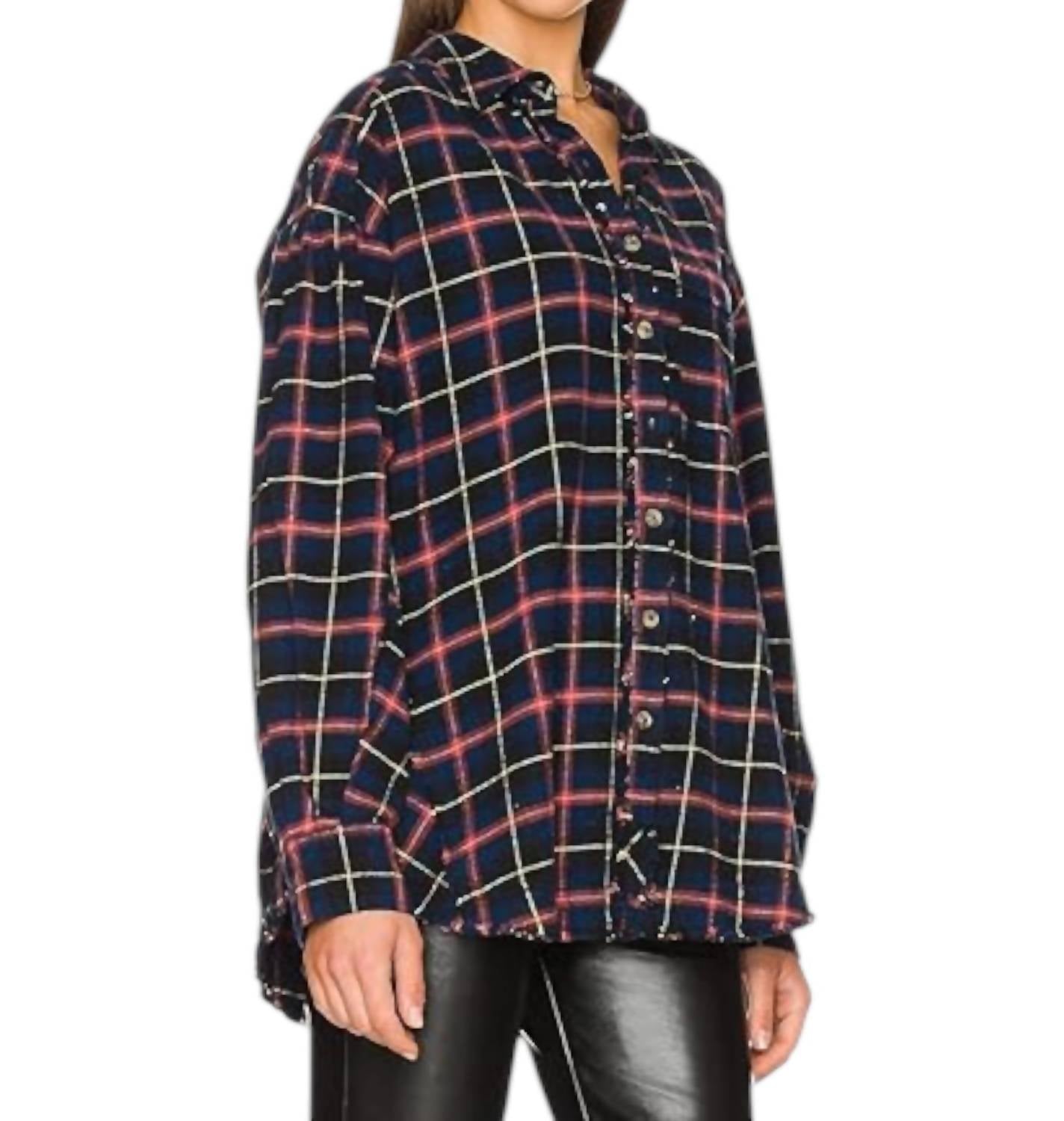 Free People - Happy Hour Plaid Shirt