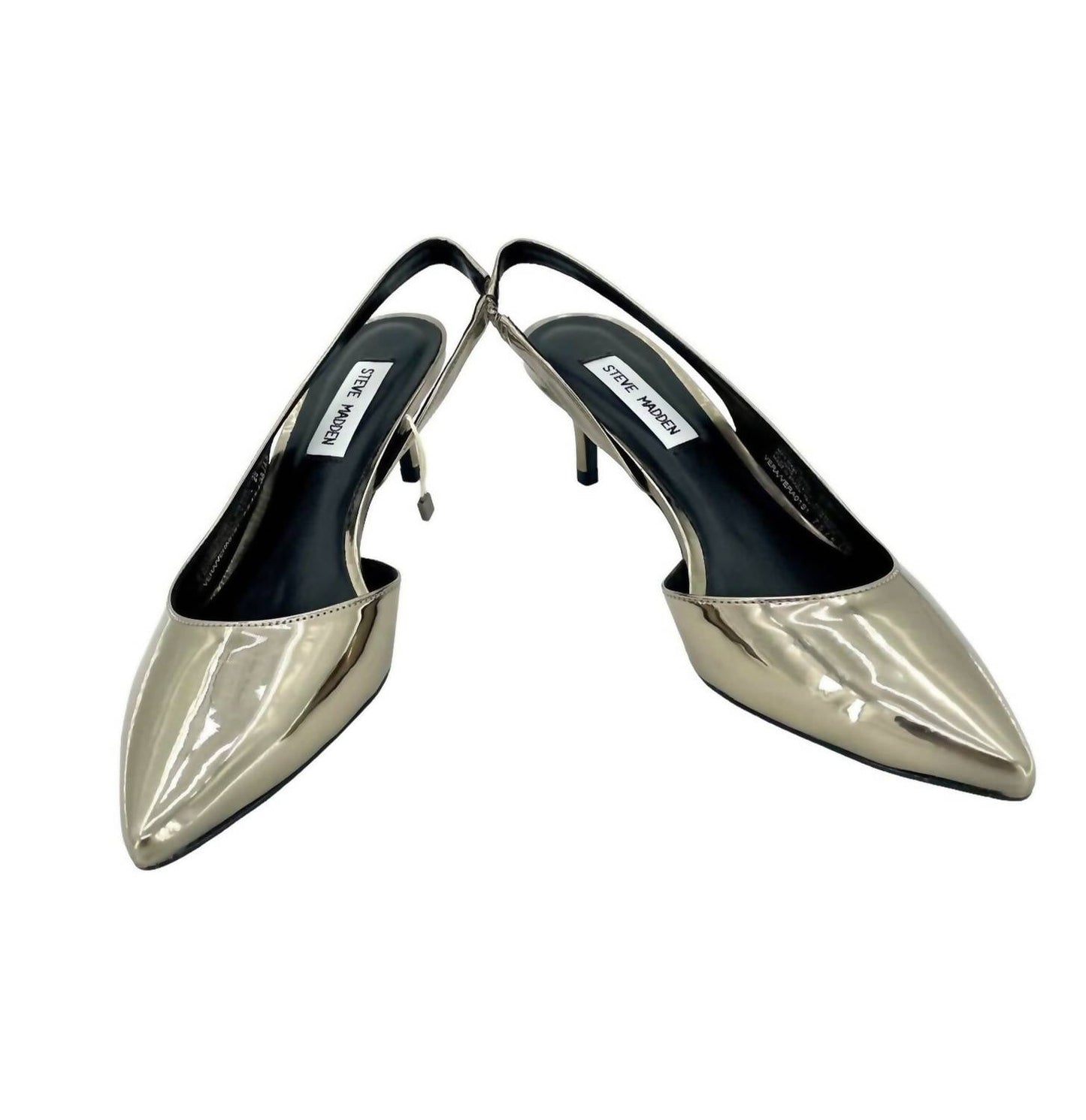 Steve Madden - Vera Patent Leather Pointed Toe Kitten Pumps
