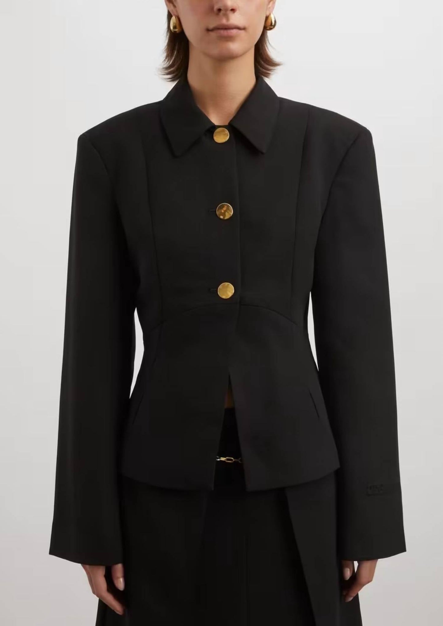 Ganni - Light Twill Suiting Blazer