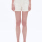 Bayeas - High Rise Cuffed Denim Shorts