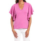 Karen Kane - Flutter Sleeve Top