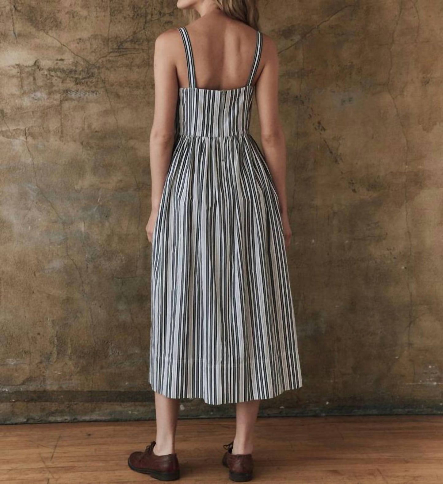 The Great. - Reyes Sleeveless Midi Dress