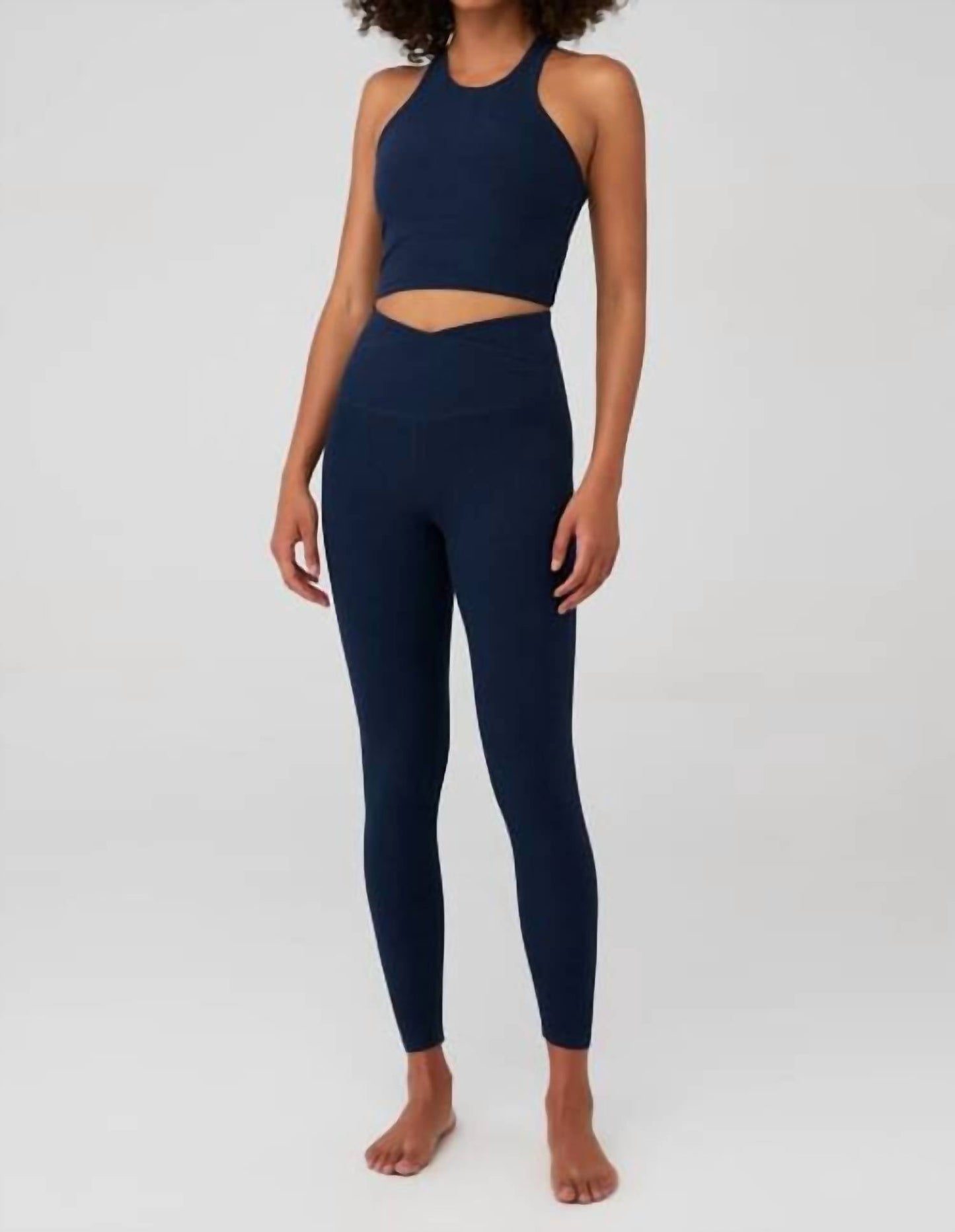 Beyond Yoga - Women's Spacedye Focus Cropped Tank