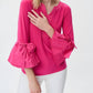 Joseph Ribkoff - Nylon Piped Tunic Top